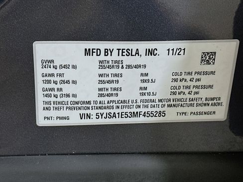 Used 2021 Tesla Model S Long Range AWD/4WD image 12