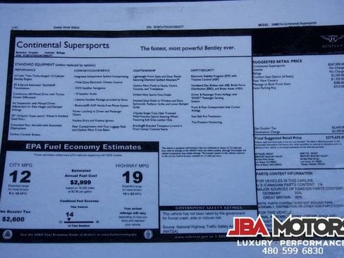 Used 2010 Bentley Continental GT Supersports image 16