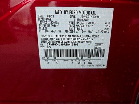 Certified 2024 Ford Edge SEL w/ Convenience Package AWD/4WD image 27