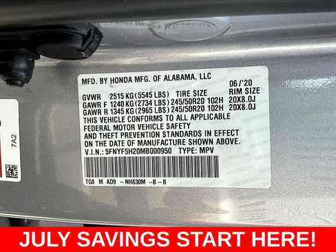 Used 2021 Honda Pilot Special Edition image 24