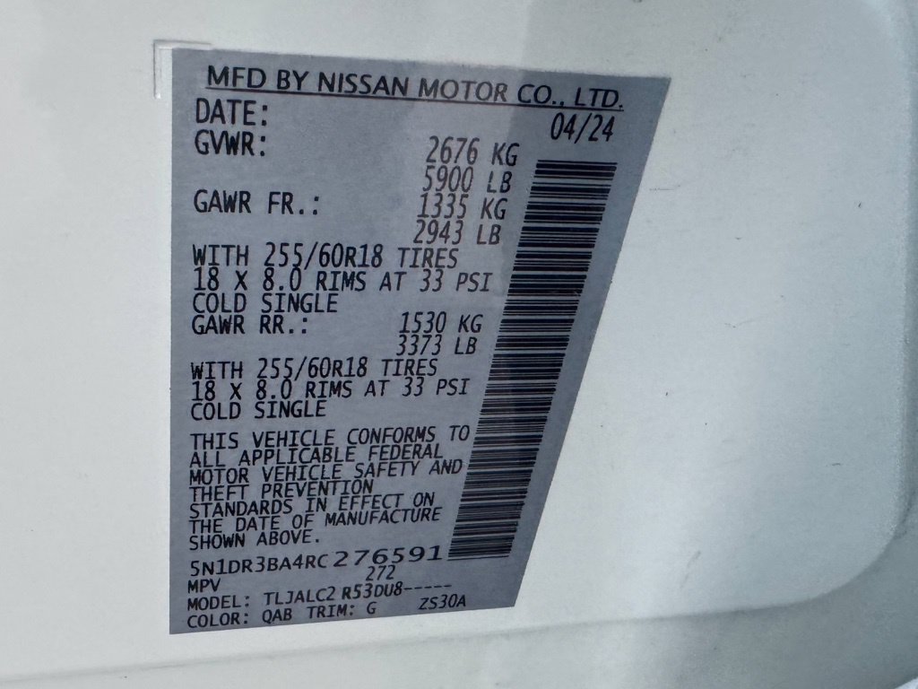 Used 2024 Nissan Pathfinder SV FWD image 29