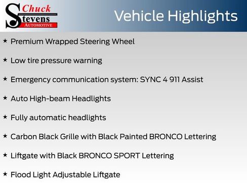 New 2026 Ford Bronco Sport Big Bend w/ Convenience Package AWD/4WD image 9