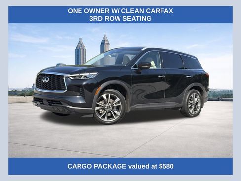Used 2023 INFINITI QX60 Luxe w/ Cargo Package FWD image 1