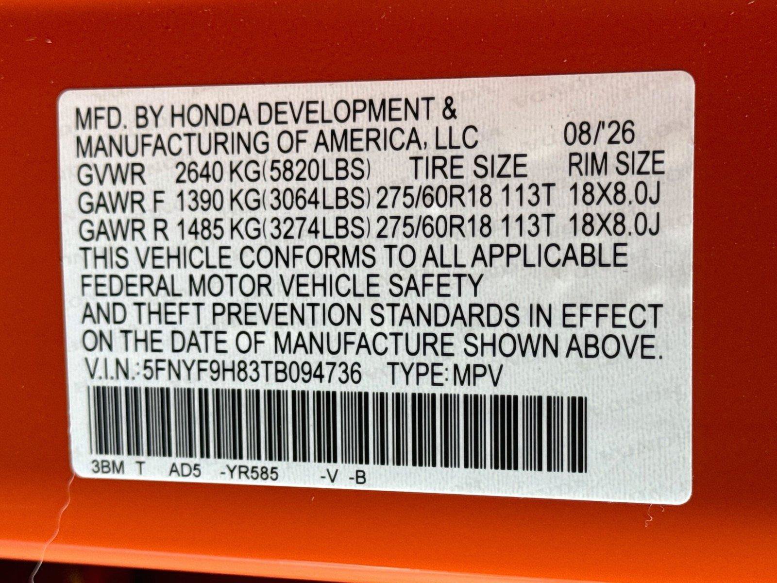 New 2026 Honda Passport TrailSport Elite image 24
