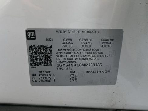 Used 2021 Cadillac Escalade ESV Sport w/ Heavy-Duty Trailer Package AWD/4WD image 63