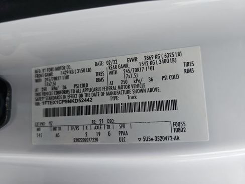 Used 2022 Ford F150 XL w/ Equipment Group 101A High image 33