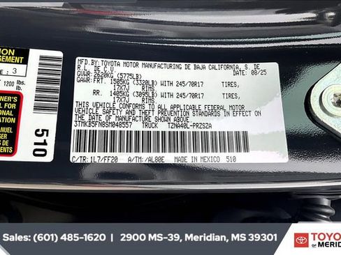 New 2025 Toyota Tacoma SR5 image 7