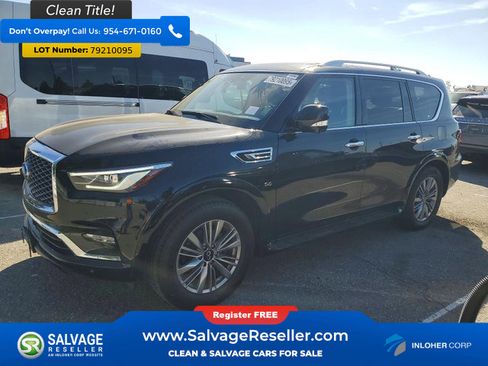 Used 2020 INFINITI QX80 Luxe w/ Proassist Package image 1