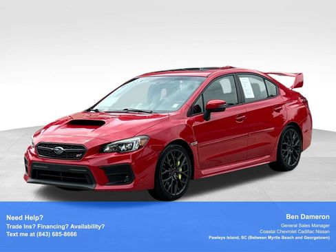 Used 2018 Subaru WRX STI Limited AWD/4WD image 1