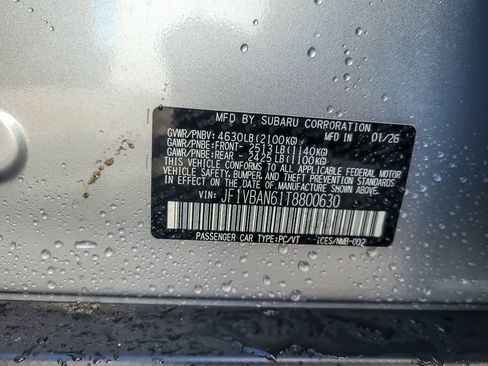 New 2026 Subaru WRX Limited image 19