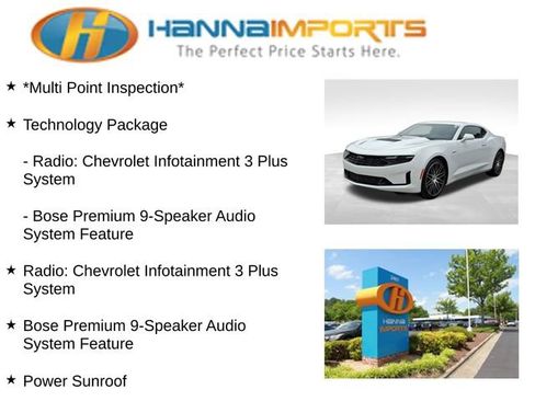 Used 2023 Chevrolet Camaro LT w/ Technology Package image 8