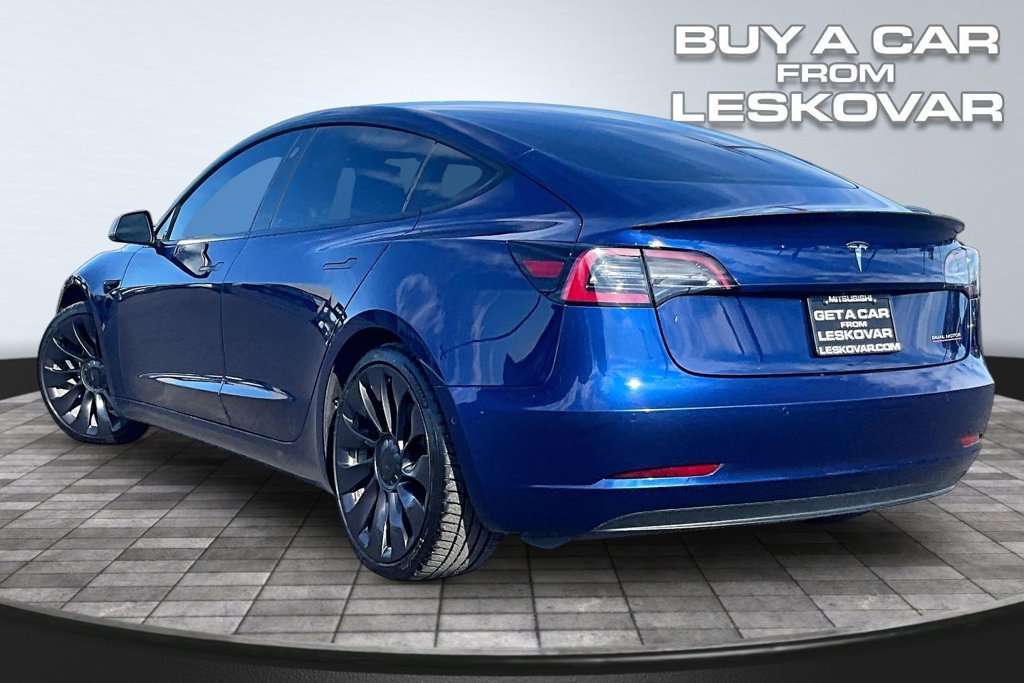 Used 2021 Tesla Model 3 Performance AWD/4WD image 2