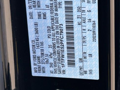 Used 2023 Ford F150 Tremor w/ Bed Utility Package image 48