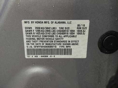 Used 2019 Honda Pilot EX-L image 33