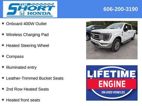 Used 2022 Ford F150 Lariat w/ Equipment Group 502A High image 20