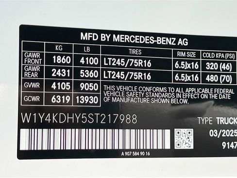 New 2025 Mercedes-Benz Sprinter 2500 image 23