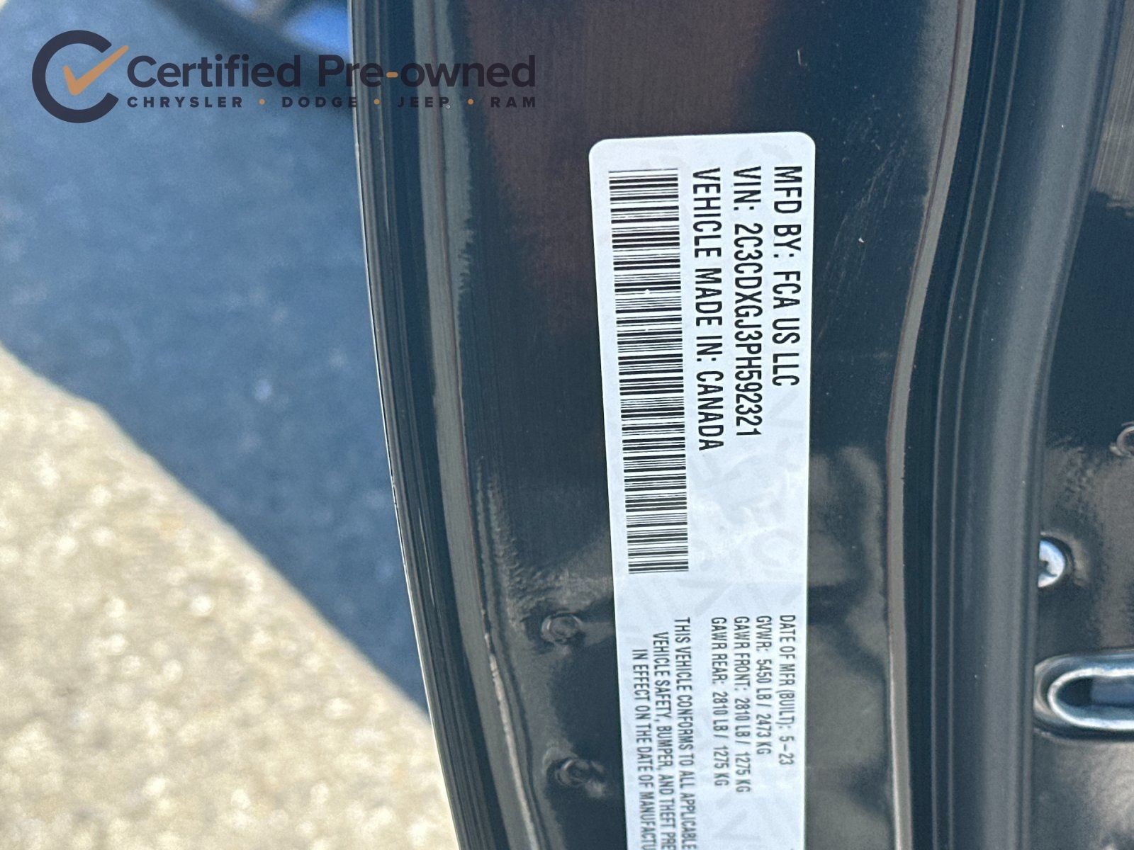 Certified 2023 Dodge Charger Scat Pack w/ Plus Group RWD image 30