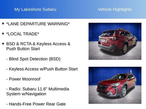 Certified 2025 Subaru Outback Premium AWD/4WD image 7