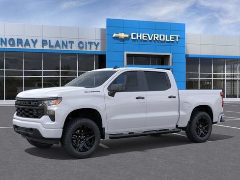 New 2026 Chevrolet Silverado 1500 Custom w/ Turbomax Blackout Package RWD image 2