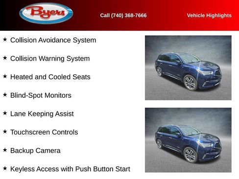Used 2019 Acura MDX Sport Hybrid w/ Advance Pkg AWD/4WD image 10