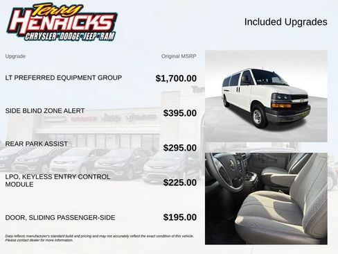 Used 2025 Chevrolet Express 3500 LT w/ LT Preferred Equipment Group RWD image 8