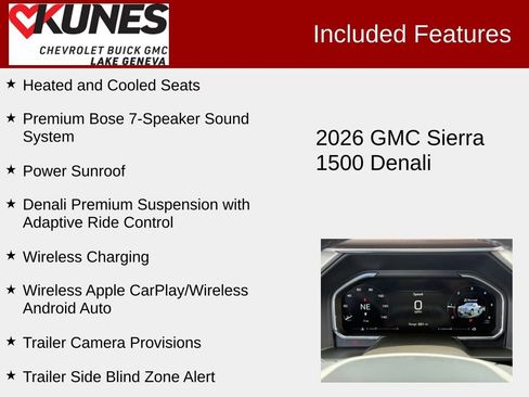 New 2026 GMC Sierra 1500 Denali AWD/4WD image 3