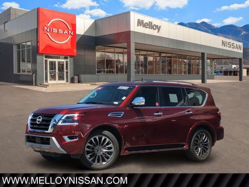 Certified 2023 Nissan Armada Platinum w/ Captain's Chairs Package AWD/4WD image 1