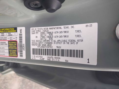 Used 2026 Toyota Tundra SR5 AWD/4WD image 24