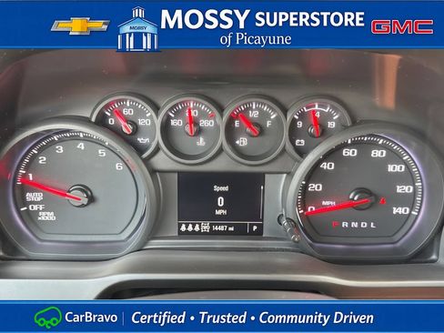 Certified 2025 Chevrolet Silverado 1500 Custom w/ Turbomax Blackout Package AWD/4WD image 19