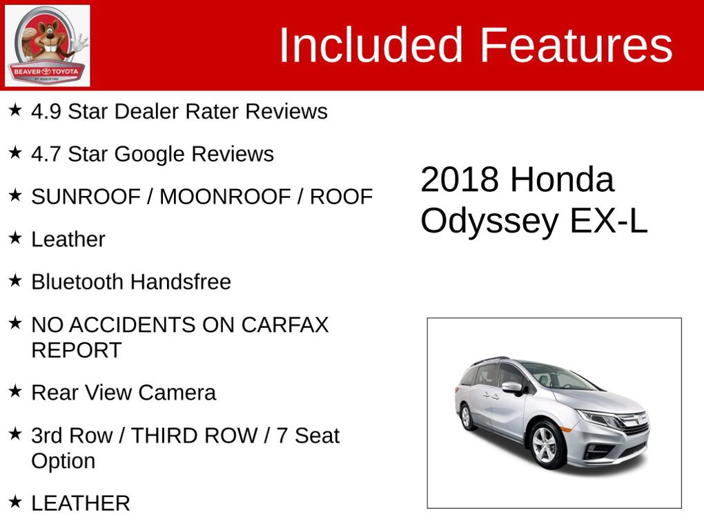 Used 2018 Honda Odyssey EX-L image 4