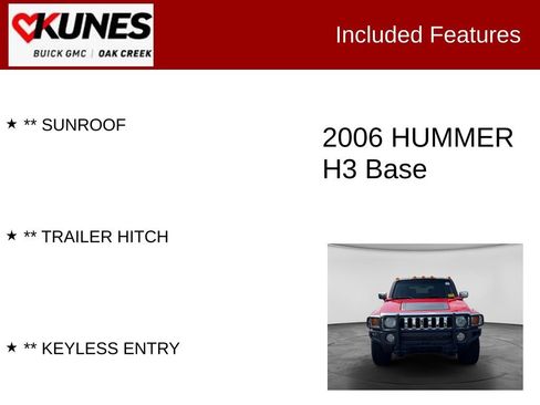 Used 2006 HUMMER H3 AWD/4WD image 2
