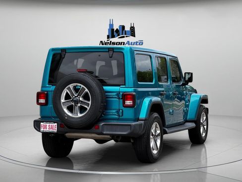 Used 2020 Jeep Wrangler Unlimited Sahara w/ Uconnect 4C Nav & Sound Group AWD/4WD image 4