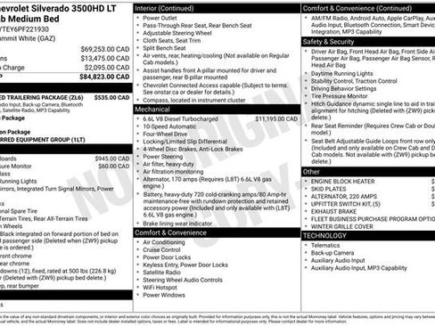 Used 2023 Chevrolet Silverado 3500 LT w/ Advanced Trailering Package AWD/4WD image 1