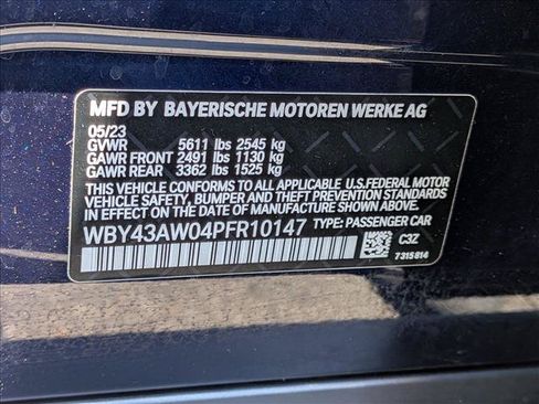 Certified 2023 BMW i4 eDrive35 w/ Premium Package RWD image 25