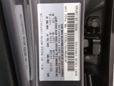 Certified 2025 MAZDA MAZDA3 Hatchback w/Premium Plus Pkg image 37