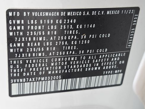 Certified 2023 Volkswagen Tiguan SE w/ Panoramic Sunroof Package image 36