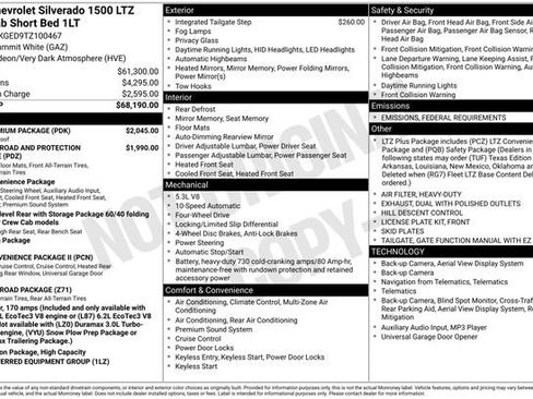 New 2026 Chevrolet Silverado 1500 LTZ w/ LTZ Premium Package image 2