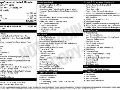New 2026 Jeep Compass Limited image 18