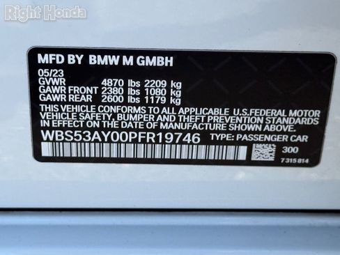 Used 2023 BMW M3 w/ Parking Assistance Package image 39