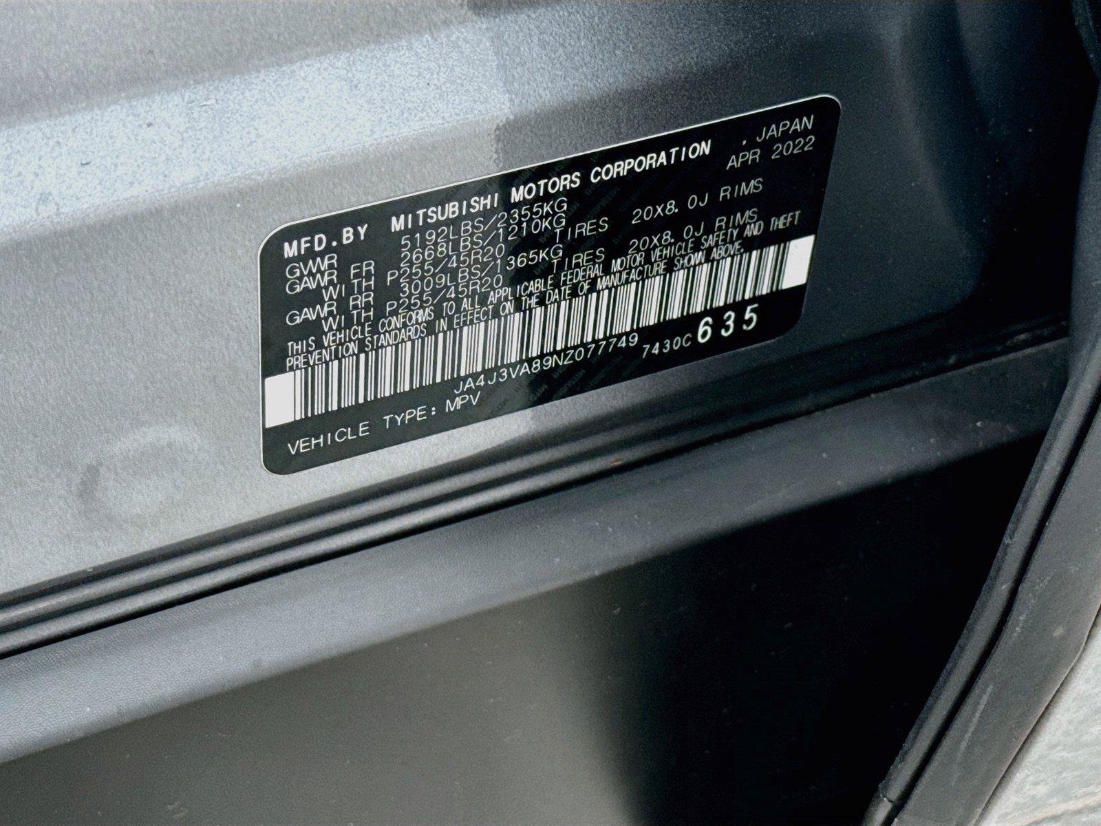 Used 2022 Mitsubishi Outlander SEL FWD image 32