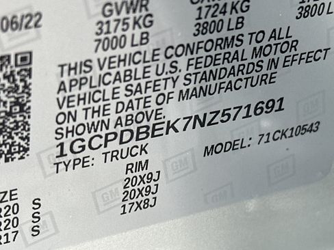 Certified 2022 Chevrolet Silverado 1500 Custom image 31