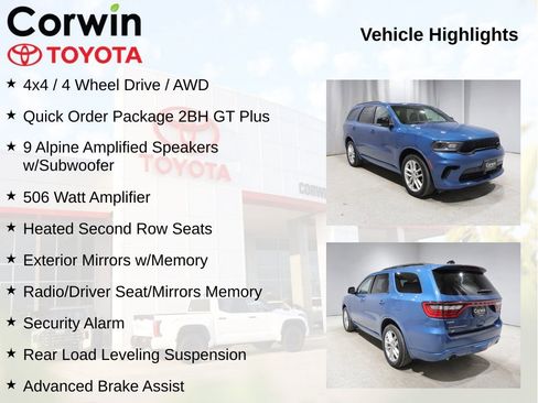 Used 2025 Dodge Durango GT AWD/4WD image 11