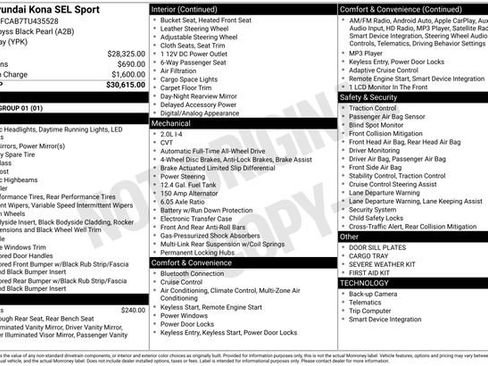 New 2026 Hyundai Kona SEL Sport image 9