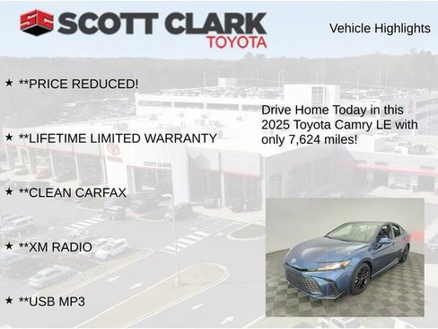 Used 2025 Toyota Camry SE FWD image 12