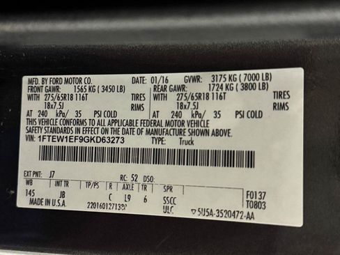 Used 2016 Ford F150 XLT w/ Equipment Group 302A Luxury AWD/4WD image 25