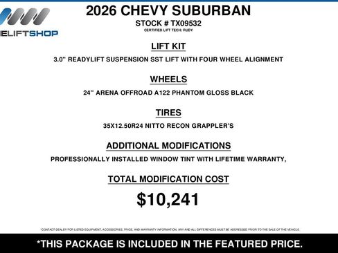 Used 2026 Chevrolet Suburban Premier AWD/4WD image 2