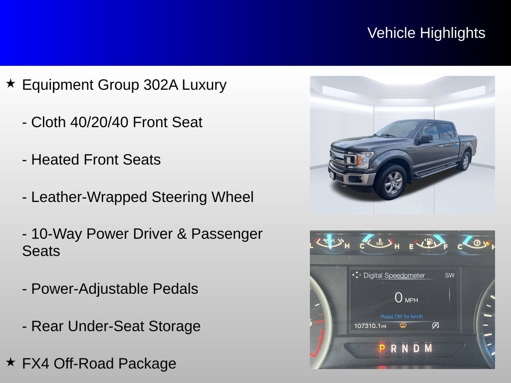 Used 2018 Ford F150 XLT w/ Equipment Group 302A Luxury AWD/4WD image 12