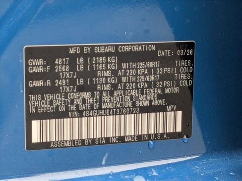 New 2026 Subaru Crosstrek 2.5i Wilderness image 18