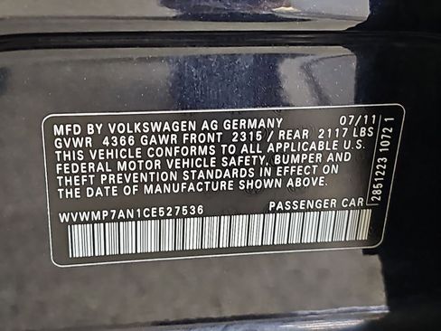 Used 2012 Volkswagen CC Sport FWD image 35