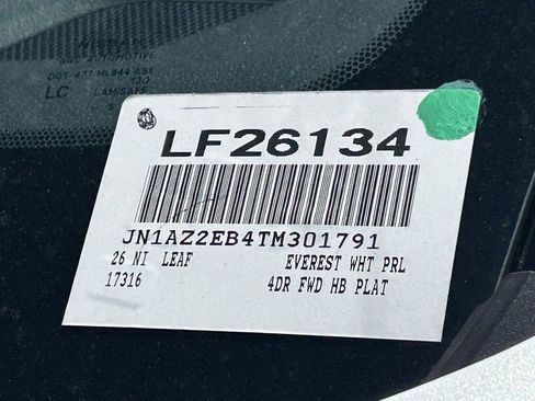 New 2026 Nissan Leaf Platinum+ w/ Cargo Package (Platinum+) image 21